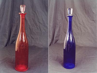 decanter, two